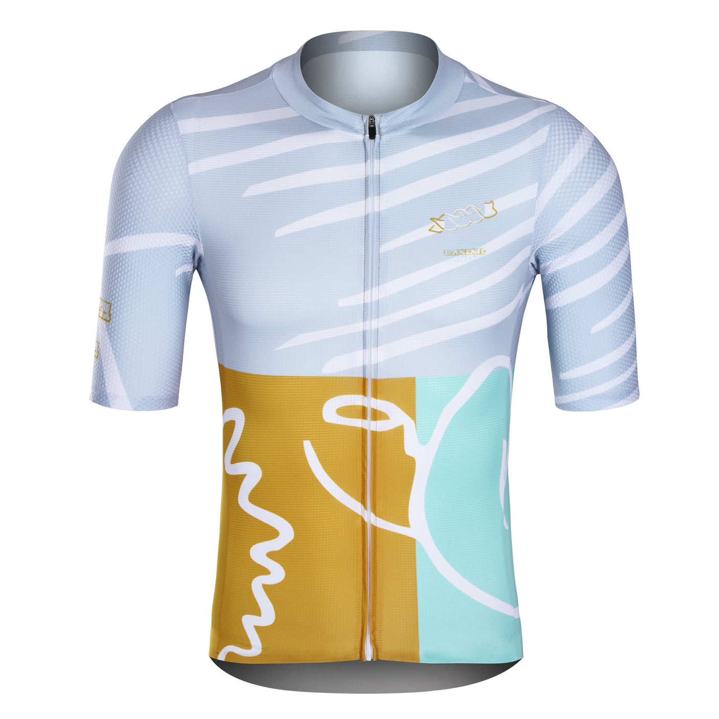 FUE ITALIANA maillot de ciclismo - AZUL CLARO