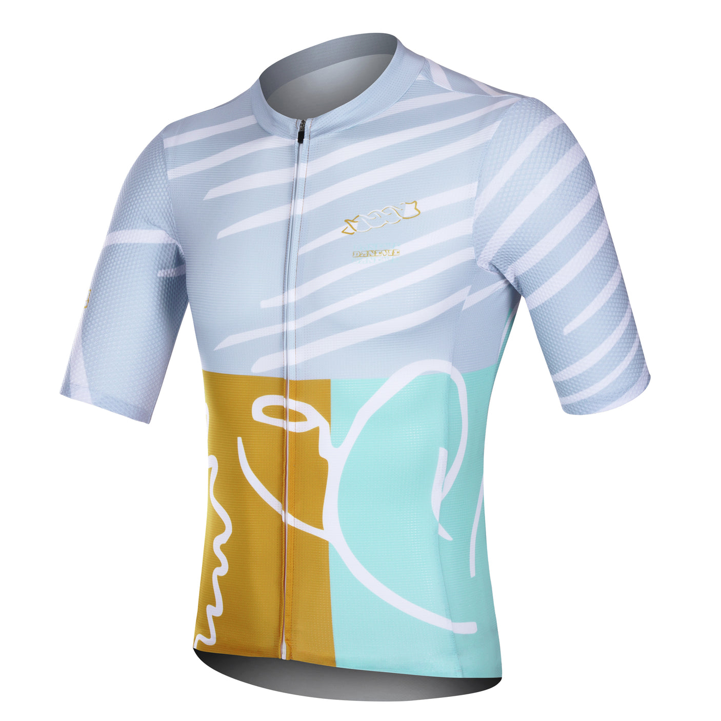 FUE ITALIANA maillot de ciclismo - AZUL CLARO