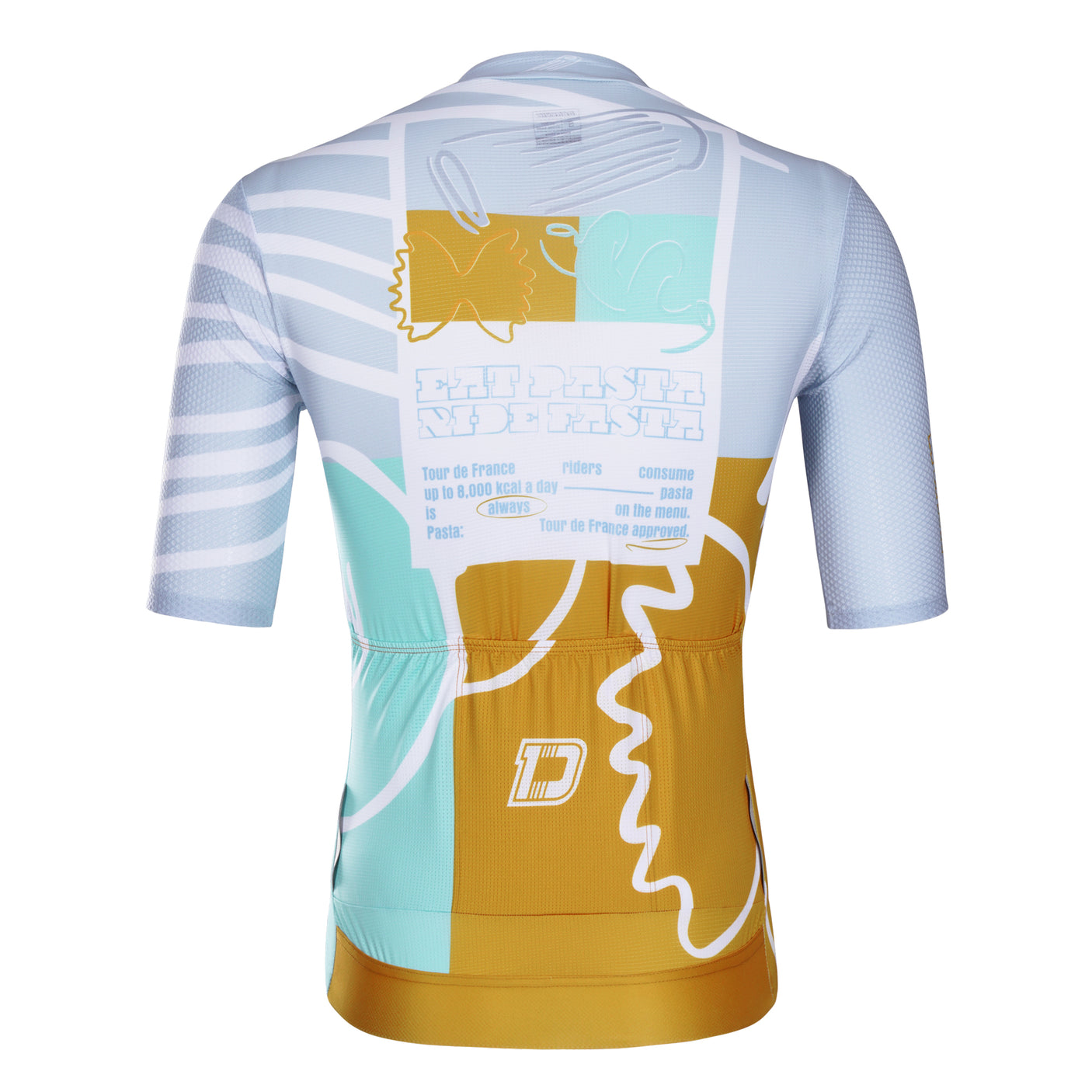 FUE ITALIANA maillot de ciclismo - AZUL CLARO