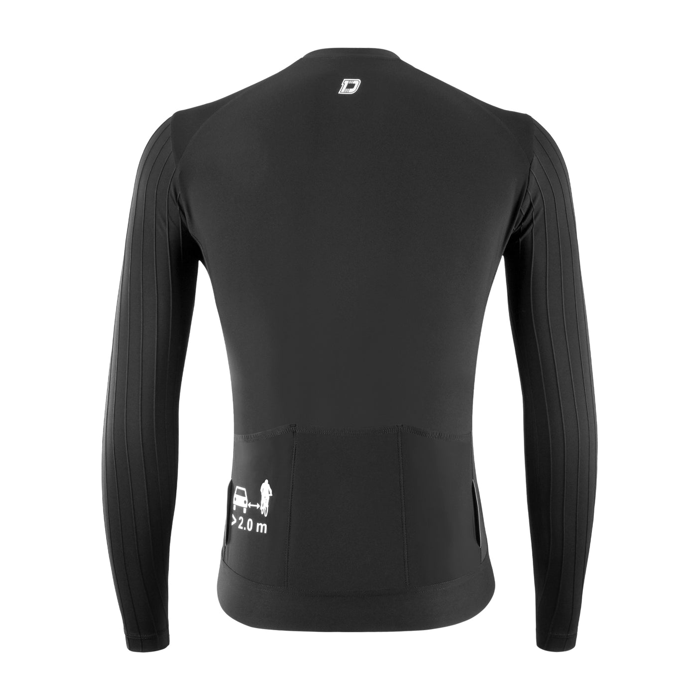 AERO langærmet cykeltrøje - SORT