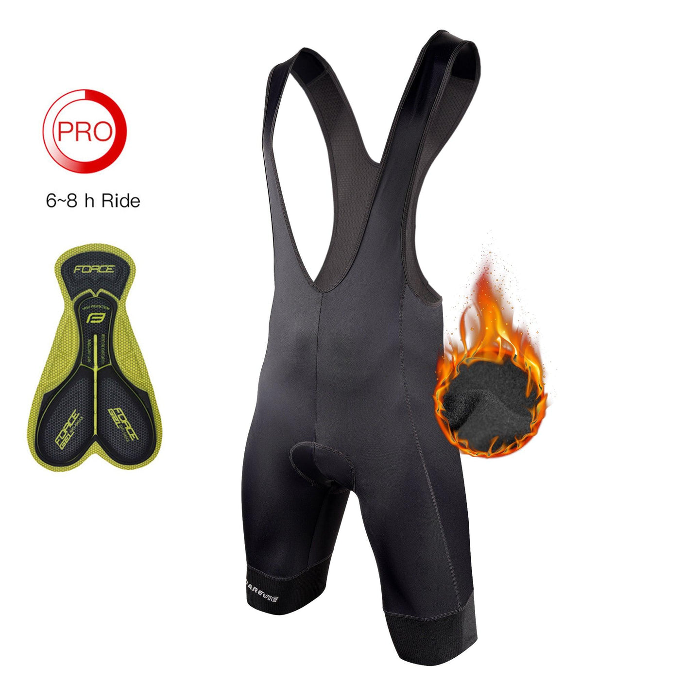 CYCLING - FISHSCALE THERMAL BIB SHORTS | DAREVIE