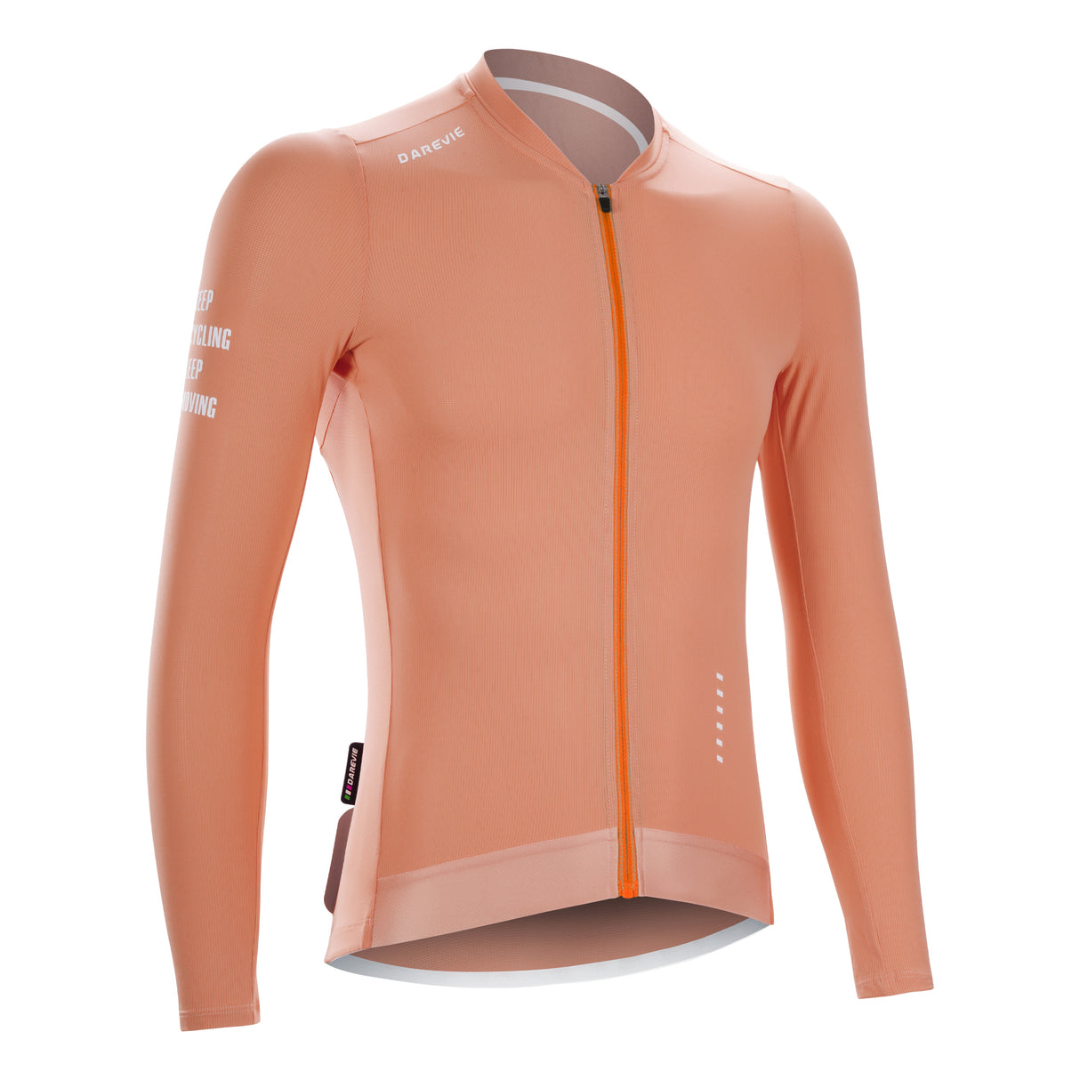 Maglia da ciclismo rosa a maniche lunghe Vividness