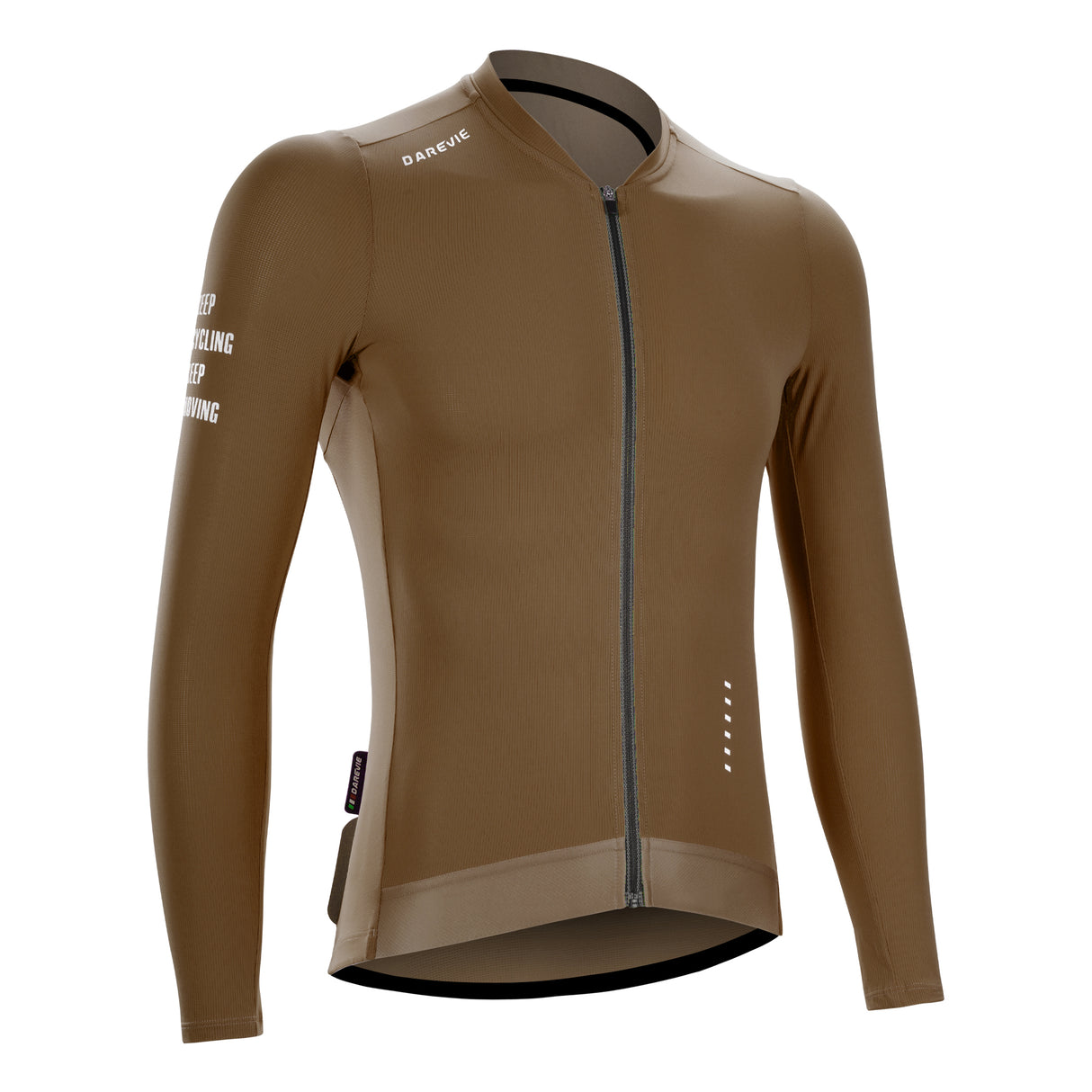 VIVIDNESS LS JERSEY - BROWN