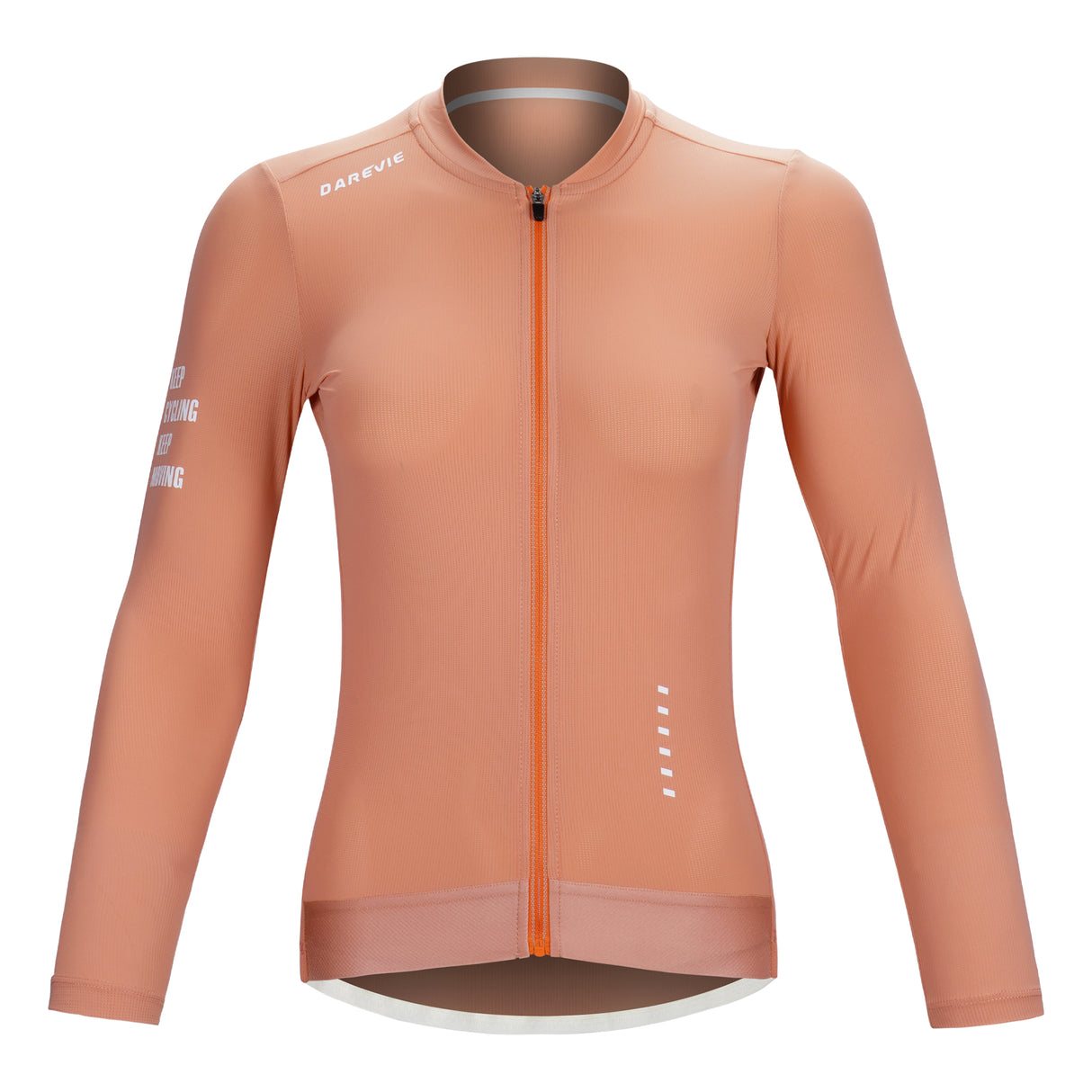 Vividness Roze Fietsshirt met Lange Mouwen