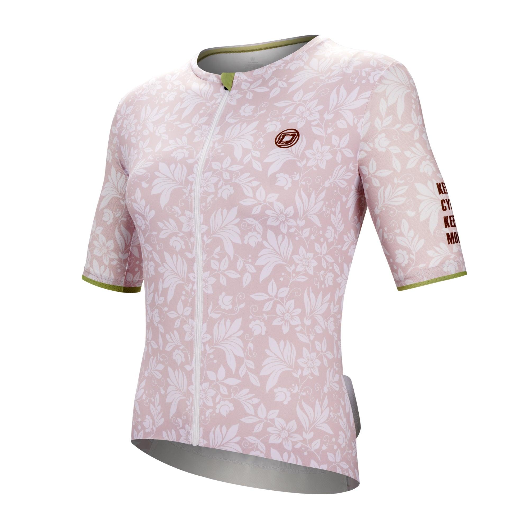 Womens floral cycling jersey hotsell
