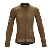 VIVIDNESS LS JERSEY - BROWN