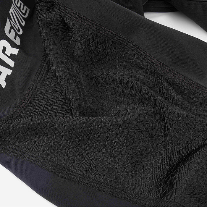 BREEZERIDE Cycling bib tights splicing with breathable fish scale fabric.