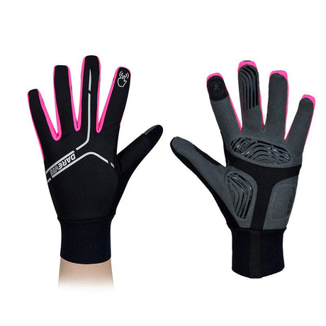 SWIFTPULSE THERMAL FULL FINGER CYCLING GLOVES-Pink-Darevie Shop