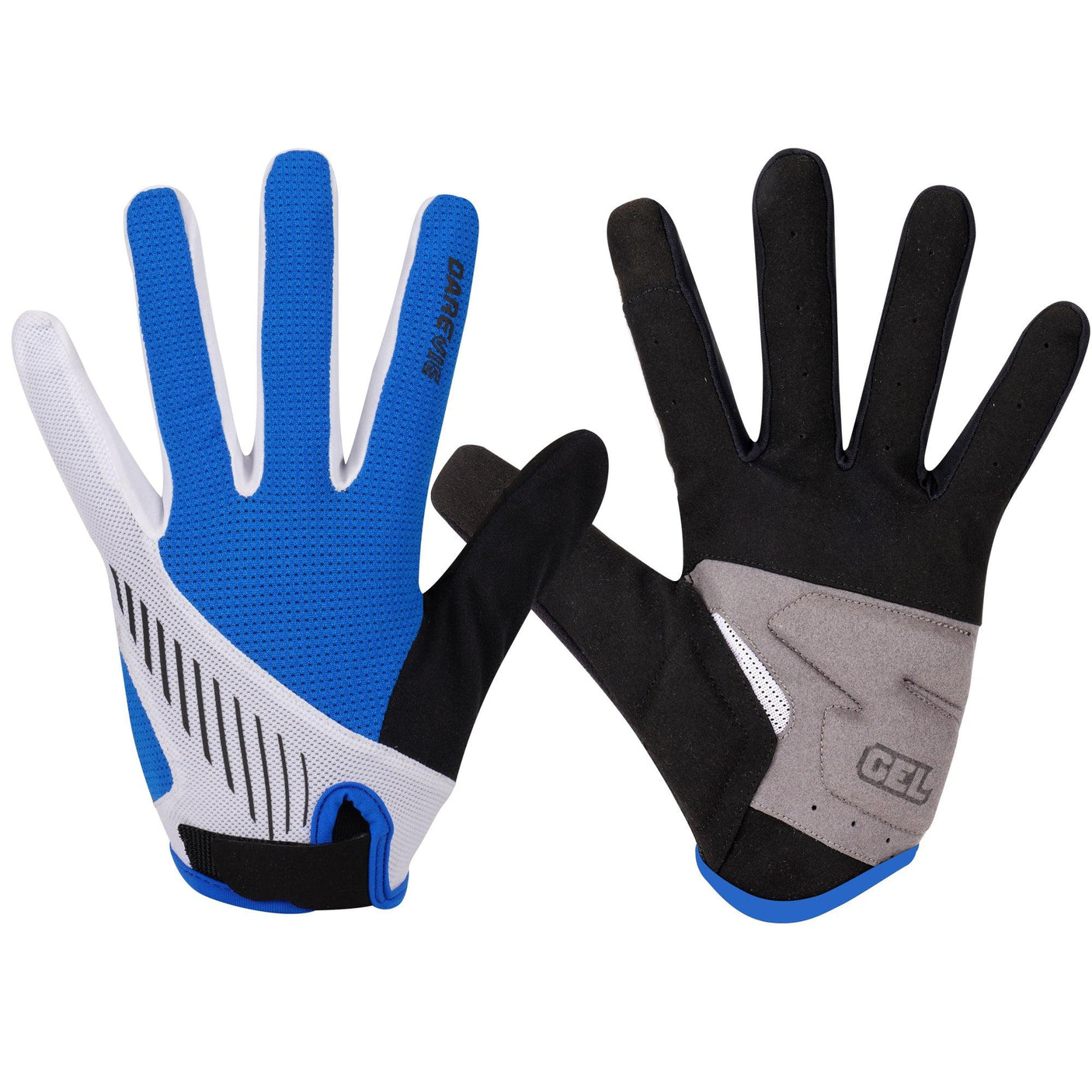 SWIFTSHIELD FULL FINGER CYCLING GLOVES-Blue- Darevie Shop