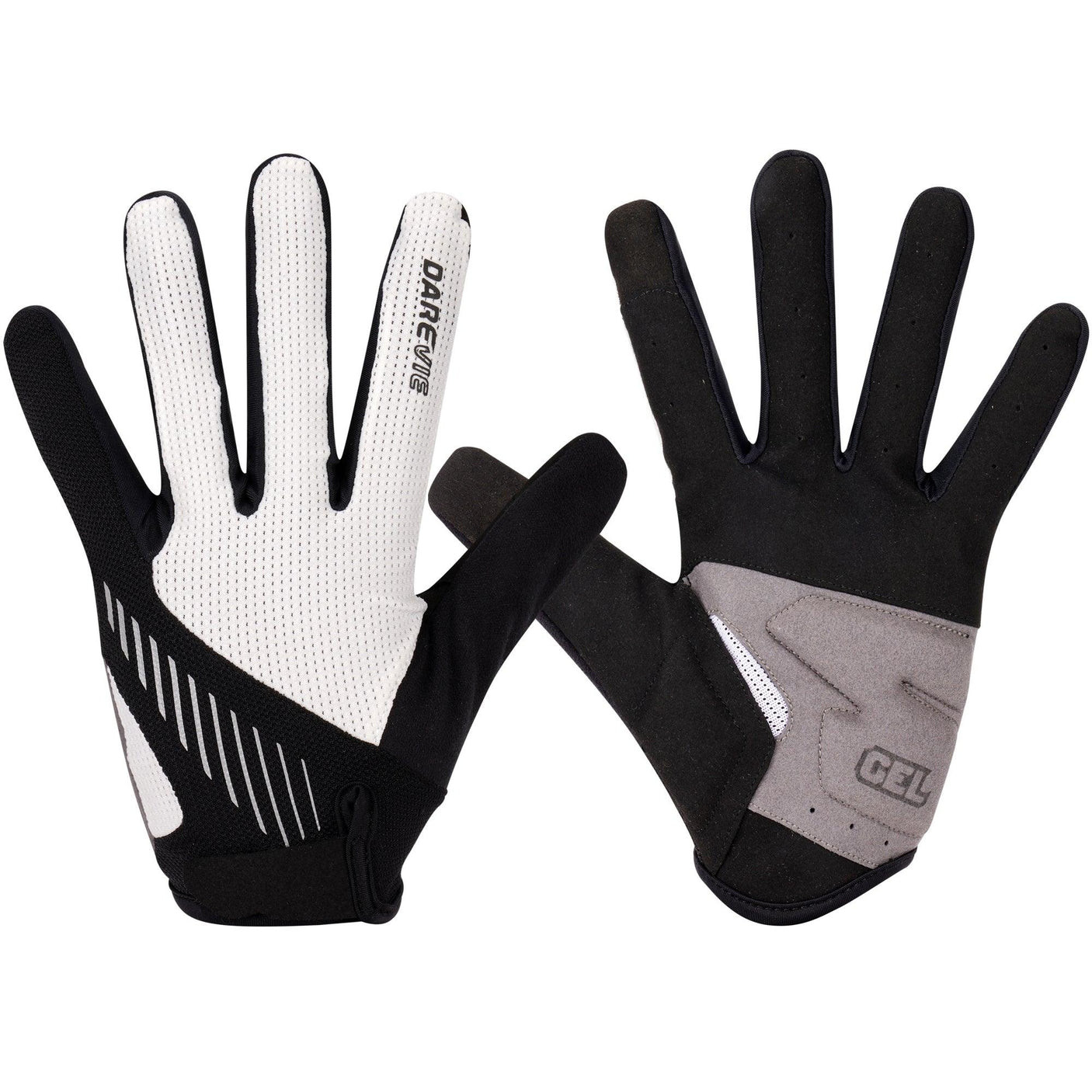 SWIFTSHIELD FULL FINGER CYCLING GLOVES-White - Darevie Shop