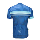 BLUE FLASH CYCLING JERSEY-Back- Darevie Shop