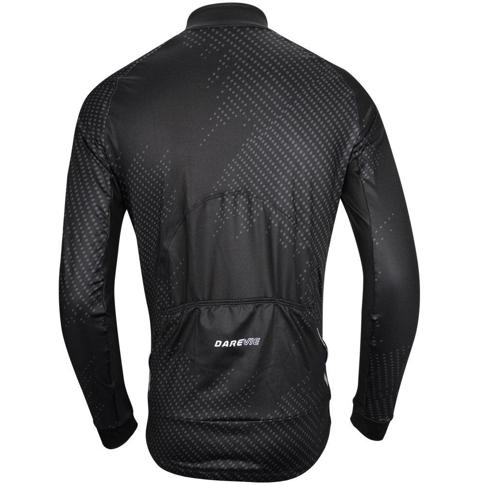 STARRY THERMAL LS CYCLING JERSEY-Black-Back-Darevie Shop