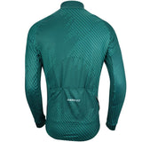 STARRY THERMAL LS CYCLING JERSEY-Green-Back-Darevie Shop