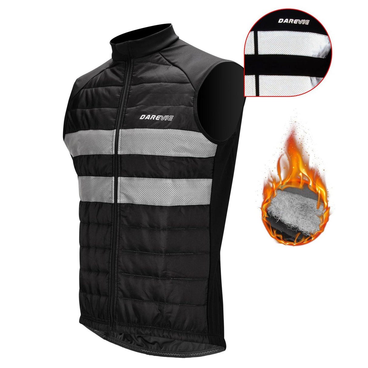 Men's Sage Thermal Cycling Vest, Alpine Cold Weather