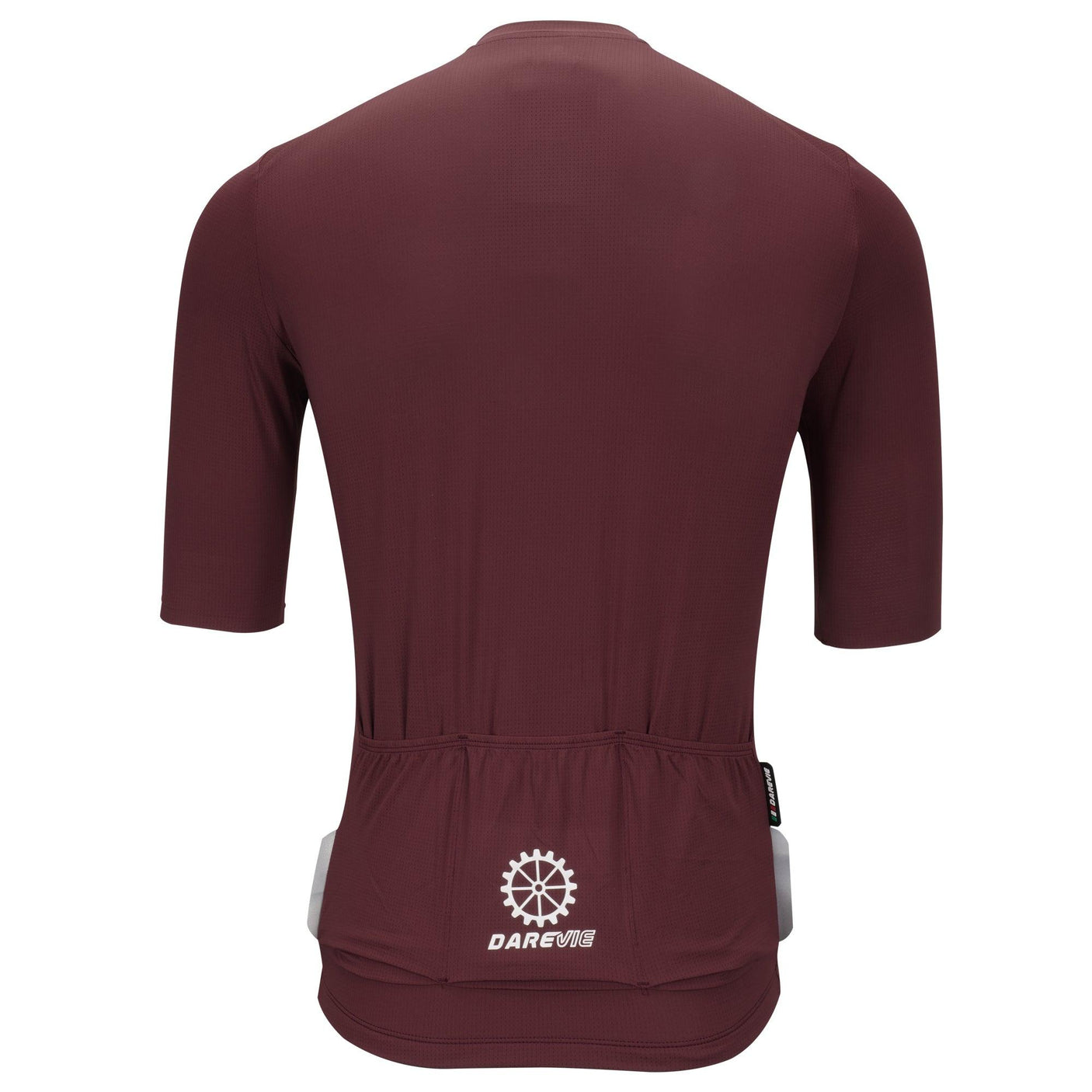 CARBON CYCLING JERSEY-Burgundy-Back-Darevie Shop