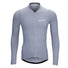 CARBON LONG SLEEVE CYCLING JERSEY-Gray-Front- Darevie Shop