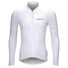 CARBON LONG SLEEVE CYCLING JERSEY-White-Front - Darevie Shop