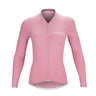WOMEN'S CARBON LS CYCLING JERSEY-PINK-FRONT - Darevie Shop