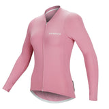 WOMEN'S CARBON LS CYCLING JERSEY-PINK-SIDE- Darevie Shop
