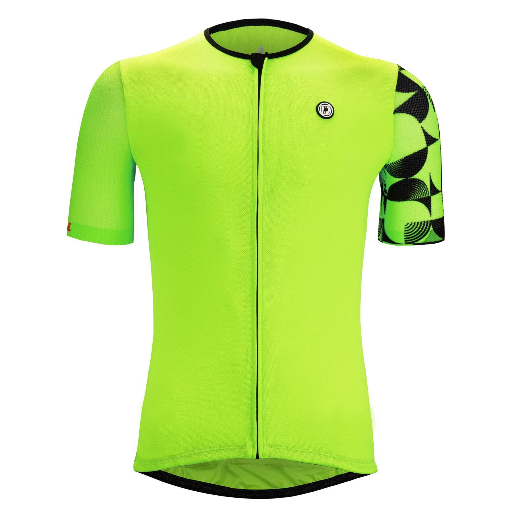 Neon green best sale cycling jersey