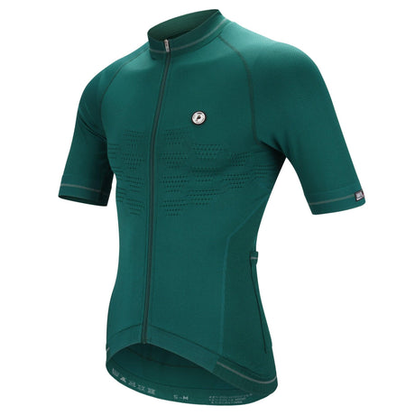 KNITTING COMPRESS CYCLING JERSEY-Green-Side-Darevie Shop