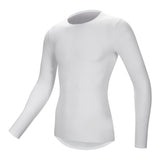 SEAMLESS LS CYCLING BASE LAYER -WIHTE-SIDE- Darevie Shop