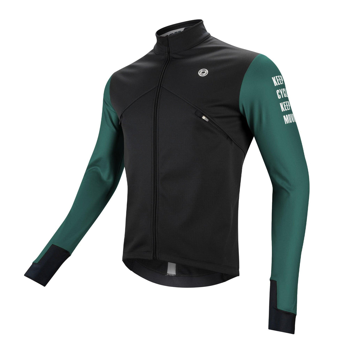 FROSTAIR 2.0 CYCLING JACKET-Black/Green-Side