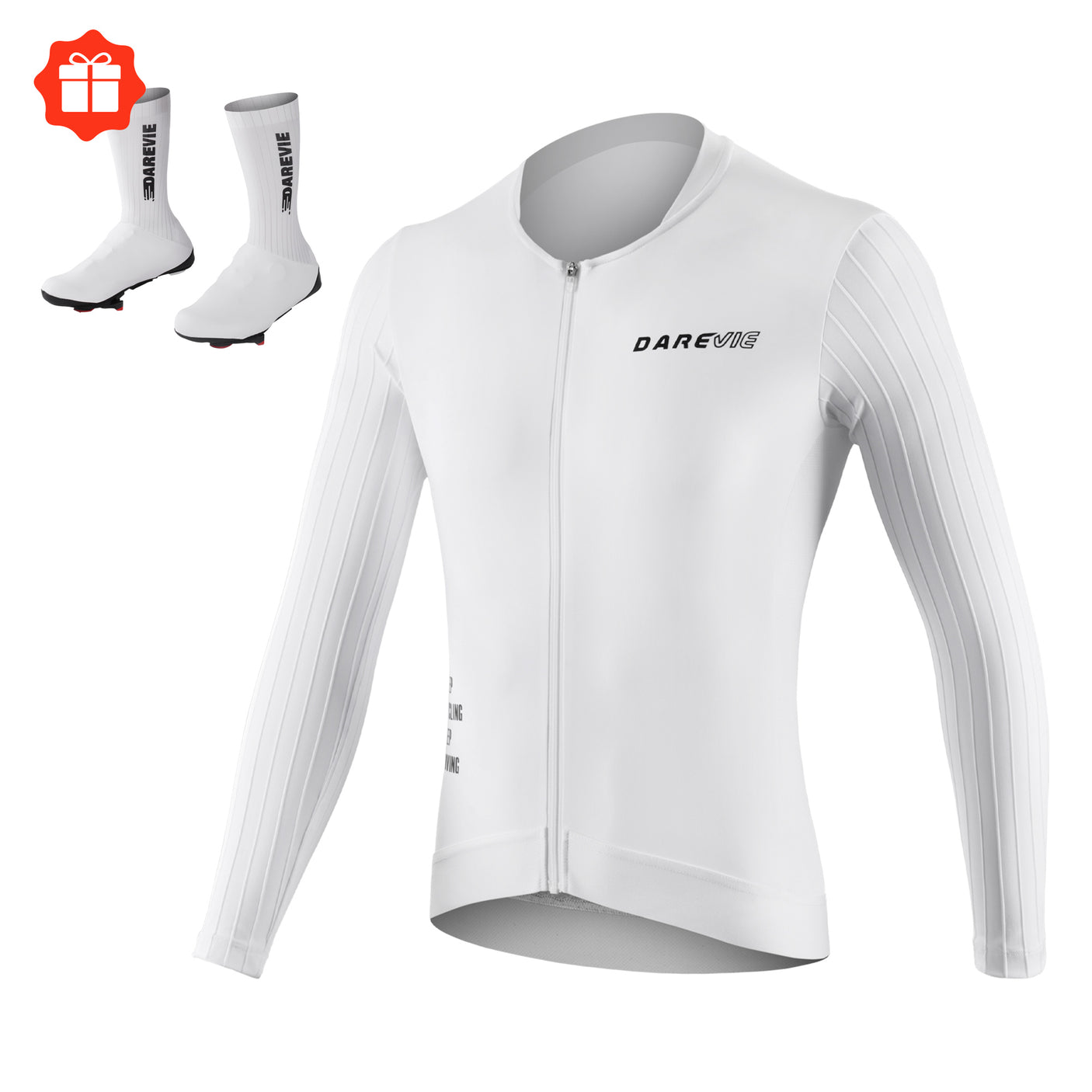 AERO langarmtrikot - WEISS
