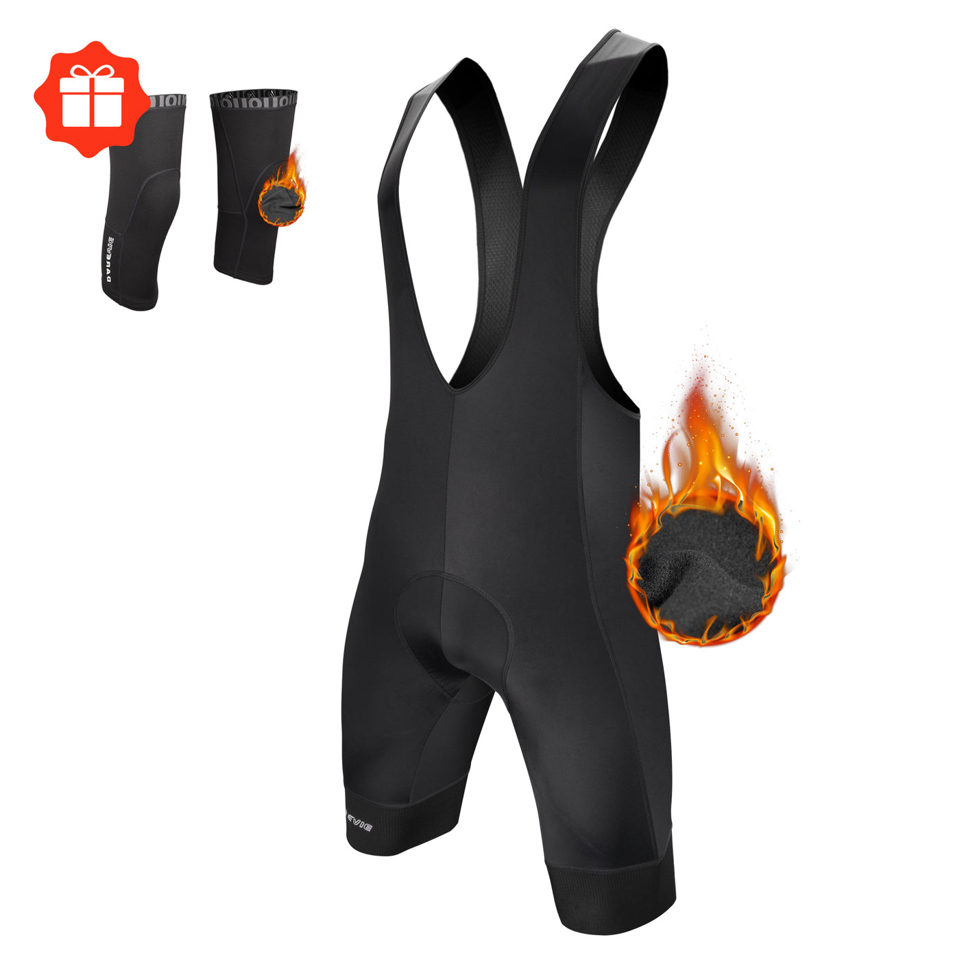 FISHSCALE TERMISK cykelshorts med seler