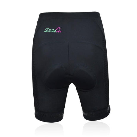 Pantaloncini Da Ciclismo Donna Imbottiti - Vita Alta, Tessuto Asciugatura Rapida, Design Antiscivolo - Foto 3