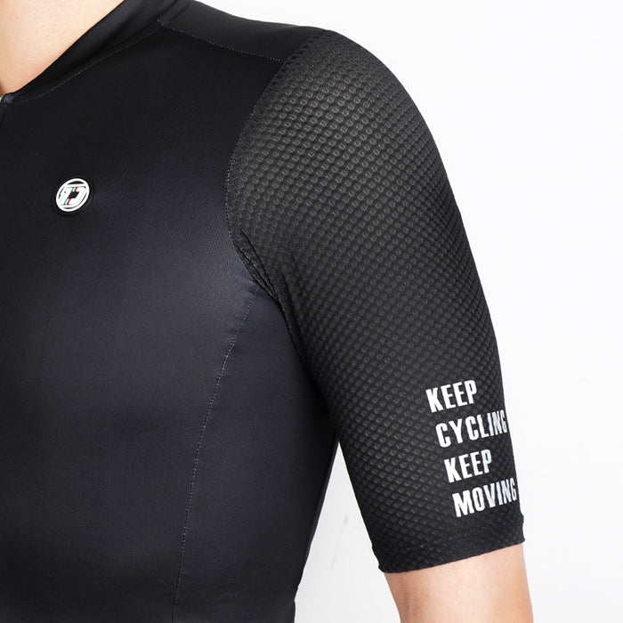 LIFTTINT 1.X CYCLING JERSEY-detail-bubble mesh fabric sleeves