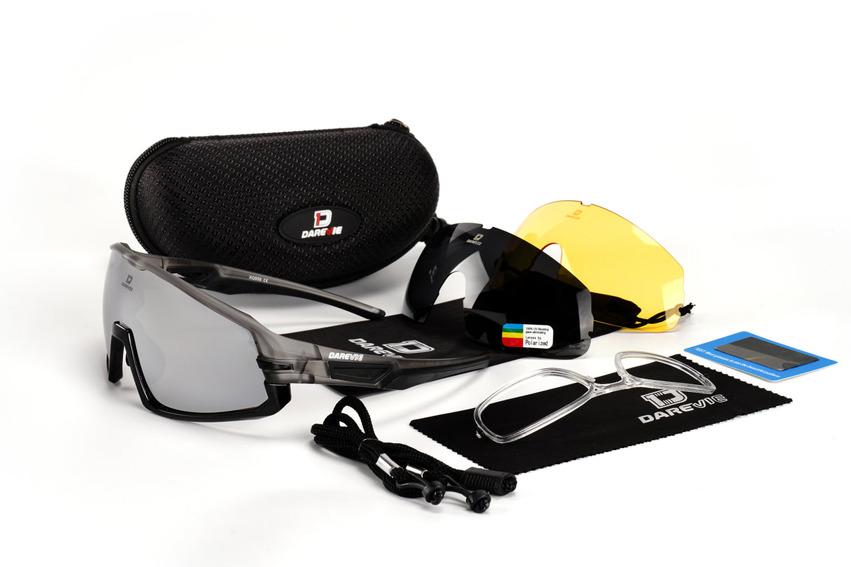 LUNETTES DE CYCLISME TR90 - GRIS