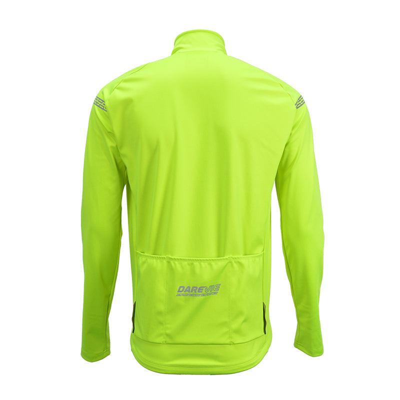 SHIMMERSTRIDE THERMAL CYCLING JACKET-Back-Green